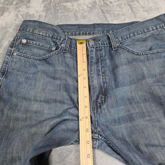 Levis 514 Jeans Mens 36X30 Blue Straight Leg No Stretch Denim - Picture 8 of 9